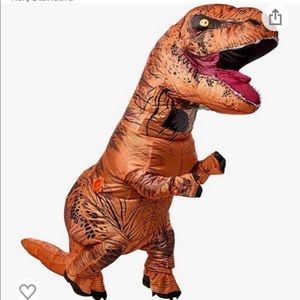 Inflatable Dino T. rex costume for kids